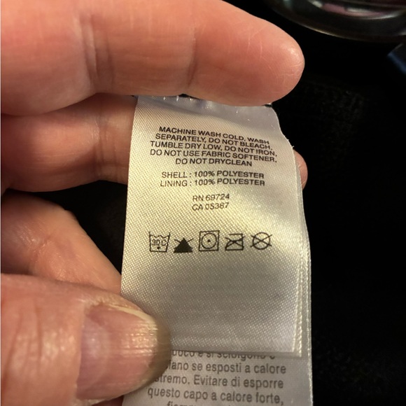 Columbia Black Full-Zip Jacket 100% Polyester (L) Omni Shield - Picture 7 of 9